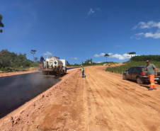 Pavimentação da PR-092 em Doutor Ulysses