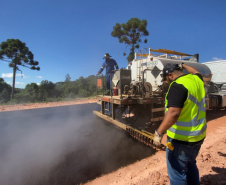 Pavimentação da PR-092 em Doutor Ulysses