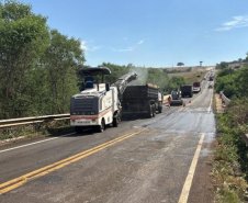 Conservação na PR-650 entre Godoy Moreira e São João do Ivaí