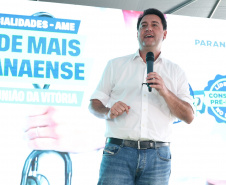 Ratinho Junior inaugura Ambulatório de Especialidades de União da Vitória e anuncia ampliação do Hospital São Camilo