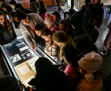 Patrimônio, memória e descoberta: cerca de 200 alunos visitam Museu Satélite MUPA Pato Branco