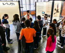 Patrimônio, memória e descoberta: cerca de 200 alunos visitam Museu Satélite MUPA Pato Branco
