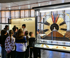 Patrimônio, memória e descoberta: cerca de 200 alunos visitam Museu Satélite MUPA Pato Branco