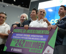 Governador autoriza 964 moradias e R$ 242 milhões em novos investimentos para Cascavel