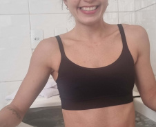 Preparação de atletas: trabalho de fisioterapia é apoio precioso para performance de bailarinos do Teatro Guaíra