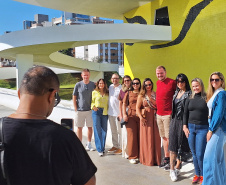 Agentes de viagem de todo o Brasil estão conhecendo o turismo do Paraná presencialmente