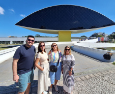 Agentes de viagem de todo o Brasil estão conhecendo o turismo do Paraná presencialmente