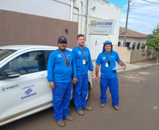 Sanepar faz vistoria em imóveis de Santo Antônio da Platina e região