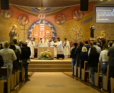 Governador destaca força do turismo religioso na Festa de Santa Rita de Cássia em Lunardelli