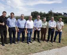 SANEPAR - Cascavel: Sanepar entrega área revitalizada após obra de desassoreamento do Lago Municipal