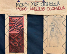 Professora de colégio estadual usa grafismos e artesanatos indígenas para ensinar Geometria e Trigonometria