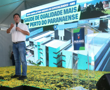Ratinho Junior inaugura Ambulatório de Especialidades de União da Vitória e anuncia ampliação do Hospital São Camilo
