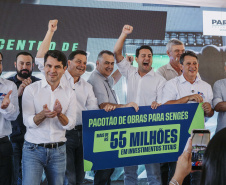Ratinho Junior anuncia pacote de obras viárias e reforma de escolas em Sengés