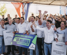 Ratinho Junior anuncia pacote de obras viárias e reforma de escolas em Sengés