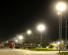 Portos do Paraná moderniza iluminação do Pátio de Triagem com investimento de R$ 7,7 milhões