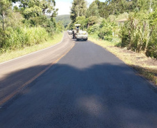Conservação da PR-446 entre União da Vitória e Porto Vitória