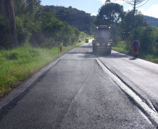 Conservação da PR-446 entre União da Vitória e Porto Vitória