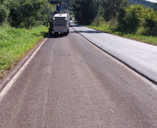 Conservação da PR-446 entre União da Vitória e Porto Vitória