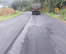 Conservação da PR-446 entre União da Vitória e Porto Vitória