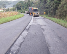 Conservação da PR-446 entre União da Vitória e Porto Vitória