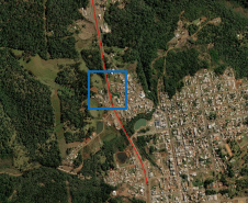 Detonação de rochas na PRC-466 em Turvo (mapa)