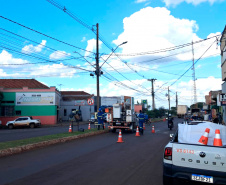 Copel remove mais de 300 kg de cabos de telecom em situação irregular em Cornélio Procópio