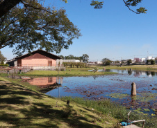 Lago criado no Tecpar há dez anos contribui para escoamento da bacia do Rio Barigui