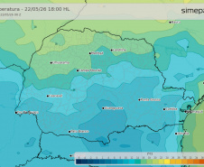 FIM DE SEMANA GELADO SEGUE COM CHUVA NO PARANÁ