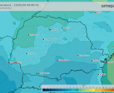 FIM DE SEMANA GELADO SEGUE COM CHUVA NO PARANÁ