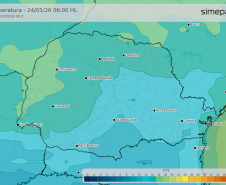FIM DE SEMANA GELADO SEGUE COM CHUVA NO PARANÁ