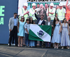 “Perseverança venceu o impossível”, diz Ratinho Junior na inauguração da Ponte de Guaratuba