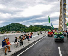 Fim da espera: tráfego de veículos é liberado na Ponte de Guaratuba