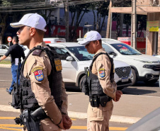 Forças de segurança realizam simulado de sinistro de trânsito em Maringá