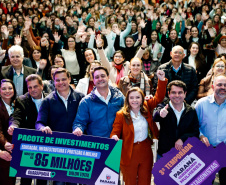 Infraestrutura e educação: Ratinho Junior anuncia mais R$ 85 milhões para Guarapuava