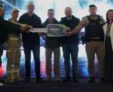 Estado entrega 24 novas viaturas para reforçar segurança em São José dos Pinhais e região