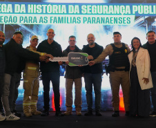 Estado entrega 24 novas viaturas para reforçar segurança em São José dos Pinhais e região