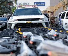Estado entrega 55 novas viaturas e reforça segurança nos Campos Gerais e Centro-Sul