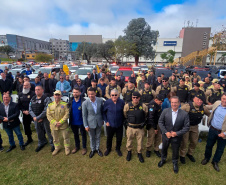 Estado entrega 55 novas viaturas e reforça segurança nos Campos Gerais e Centro-Sul