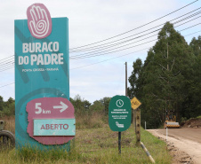 PONTA GROSSA - ESTRADA DO BURACO, ALAGADOS E PONTE PRETA