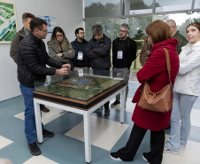 Magistrados federais visitam a Sanepar e conhecem tecnologias e complexidade do saneamento