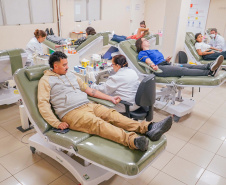 Junho Vermelho: Hemepar reforça pedido de doação de sangue dos tipos O+ e O- no Estado