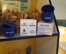 Sanepar distribui mil coletores de óleo usado em evento educativo em Piraquara