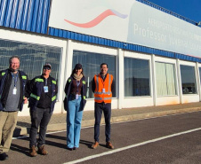 Aeroporto de Pato Branco recebe visita técnica para atualização do Plano Aeroviário Estadua