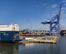 Porto de Paranaguá assume vice-liderança nacional na movimentação de veículos