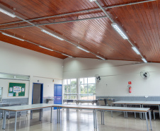 Com investimento de R$ 3,5 milhões, colégio do campo de Quitandinha ganha refeitório, laboratório e quadra coberta