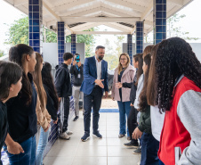 Com investimento de R$ 3,5 milhões, colégio do campo de Quitandinha ganha refeitório, laboratório e quadra coberta
