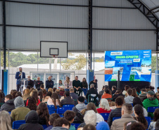 Com investimento de R$ 3,5 milhões, colégio do campo de Quitandinha ganha refeitório, laboratório e quadra coberta