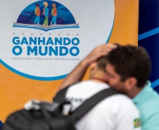 Ganhando o Mundo 2027: primeira chamada reúne estudantes dos 399 municípios do Paraná 