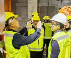 Movimento Pró-Paraná conhece projetos da Portos do Paraná e visita obras do Moegão