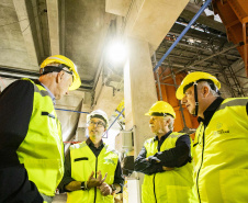 Movimento Pró-Paraná conhece projetos da Portos do Paraná e visita obras do Moegão